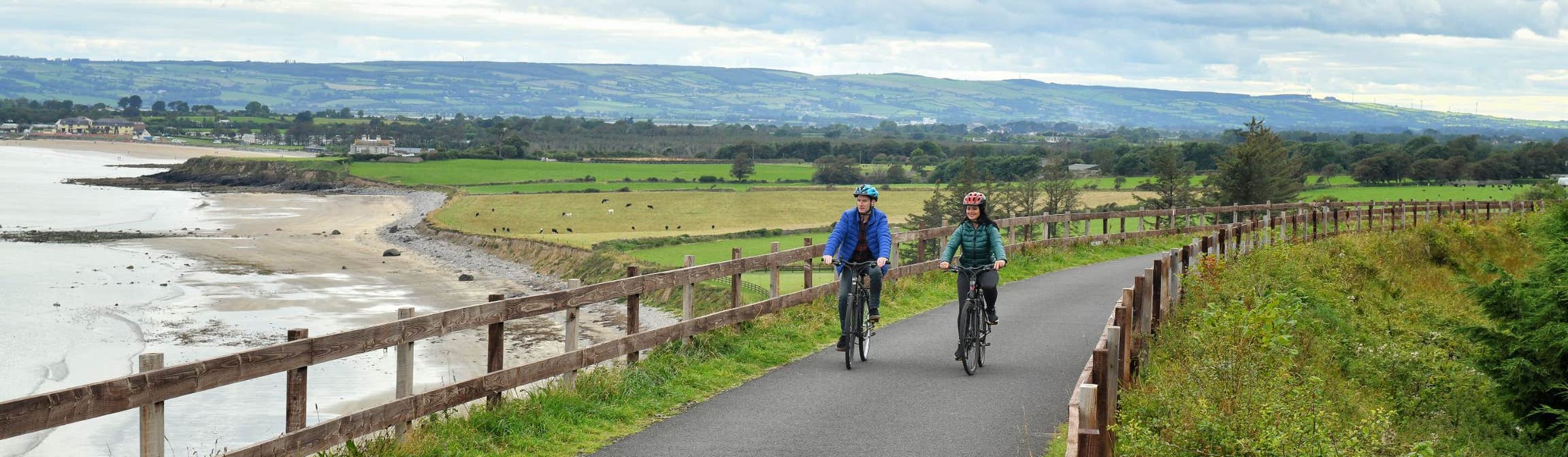 Image of cyclists on the Dungarvan-Waterford Greenway