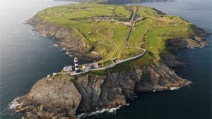 Aerial view of the Old Head of Kinsale