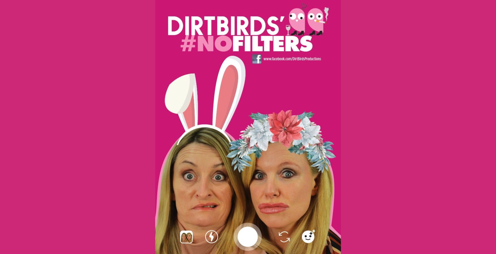 Dirt Birds #No Filters, the hilarious comedy show live on stage at Siamsa Tíre Theatre, Tralee.