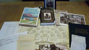Hibernia Roots work display
