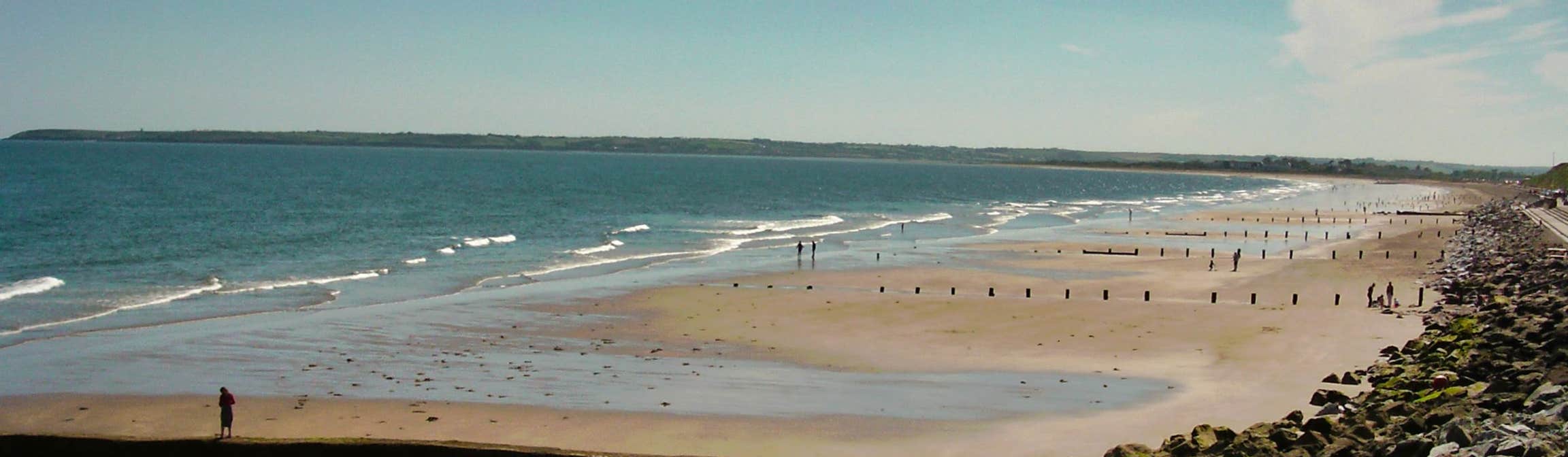 Image of a beach in Youghal in County Cork
