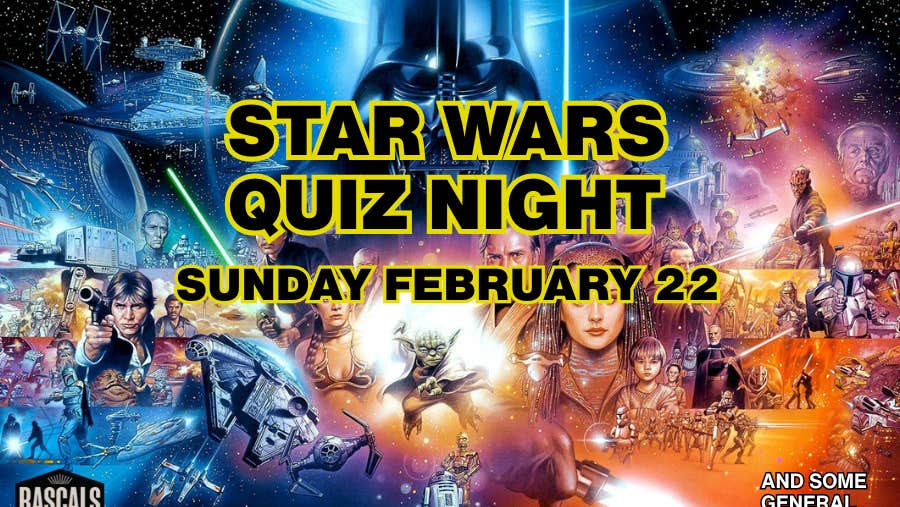 Star Wars Quiz Night at Rascals Brewery