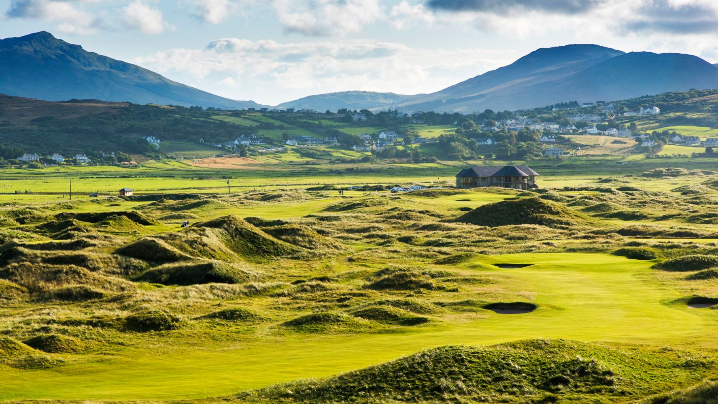 Chip in for birdie at Ballyliffin Golf Club in County Donegal.