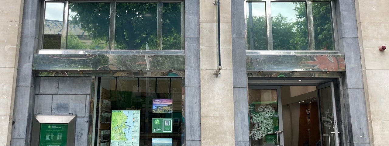 Dublin Tourist Information Centre on OConnell Street entrance