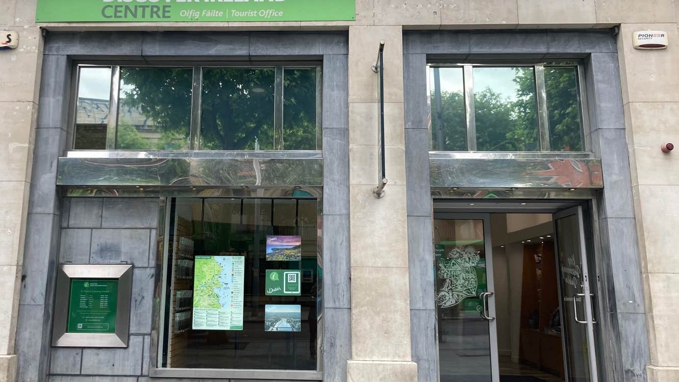 Dublin Tourist Information Centre on OConnell Street entrance