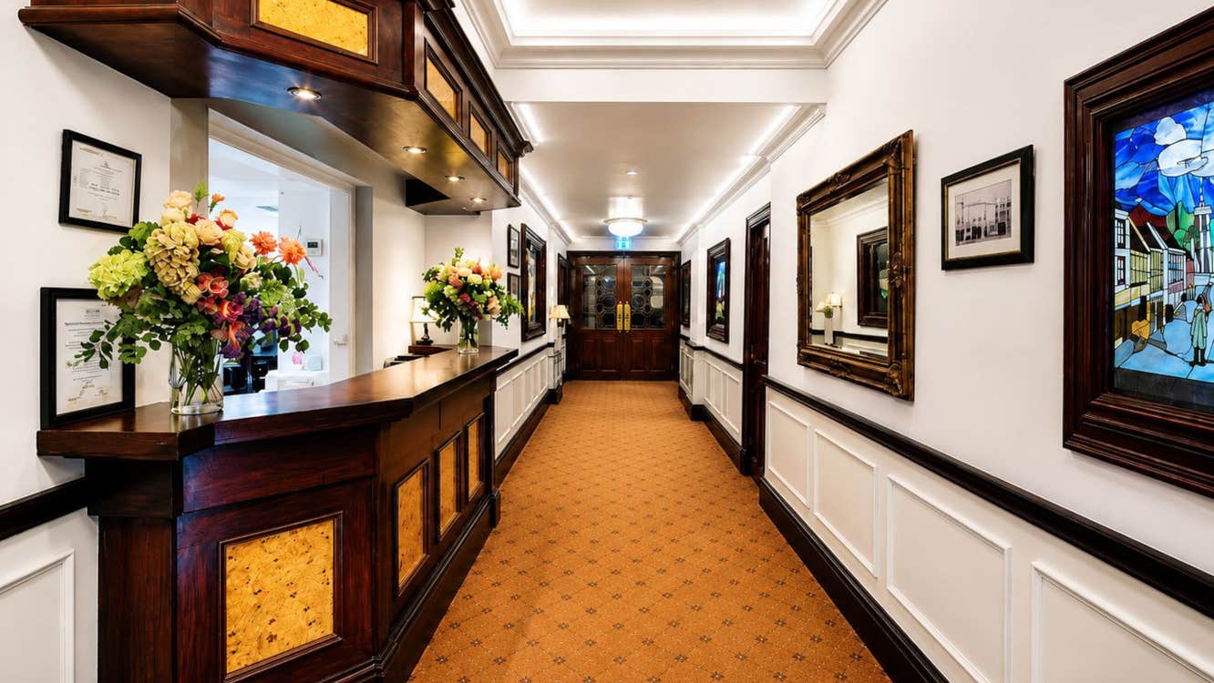Reception area