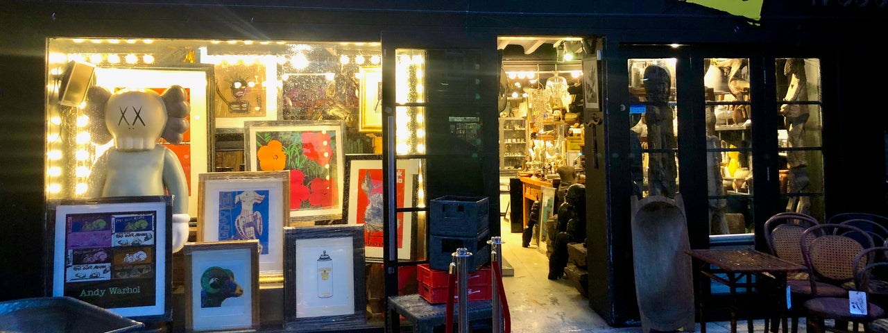View of shop front