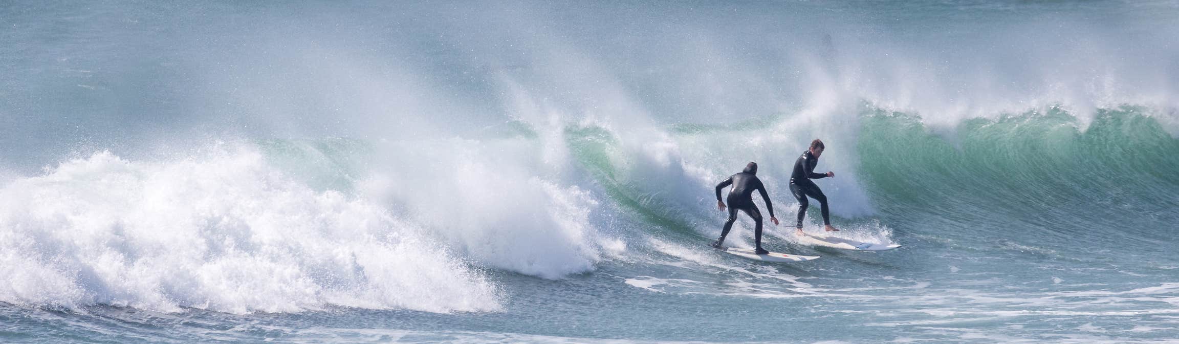 Two surfers at Garretstown Beach in Co Cork