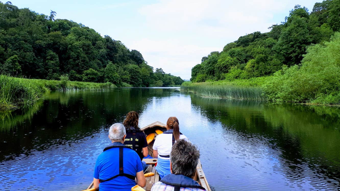 Image of people on a boat in County Meath