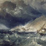 Joseph Mallord William Turner (1775-1851), A Ship against the Mewstone, at the Entrance to Plymouth Sound, c.1814. Photo © National Gallery of Ireland.