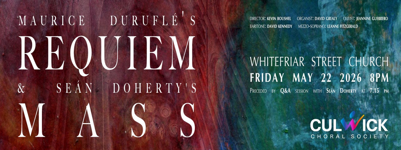 Banner Culwick Choral Concert May 22nd