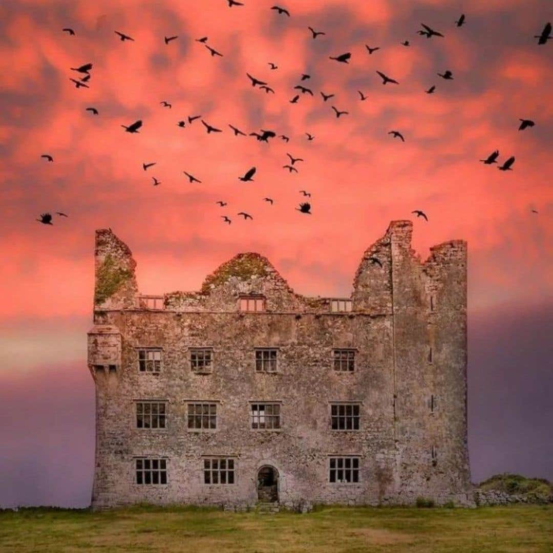 Will you spot the red-haired ghost of Máire ní Mahon haunting the grounds of Leamaneh Castle?