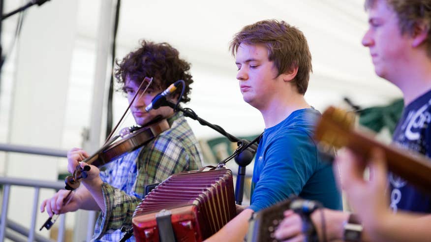 Listen to the best of Ireland's traditional musicians at The Galway Sessions.
