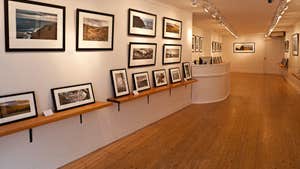 A view inside Peter Cox Photography Gallery