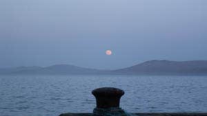 Image of sunset from Doonen Pier