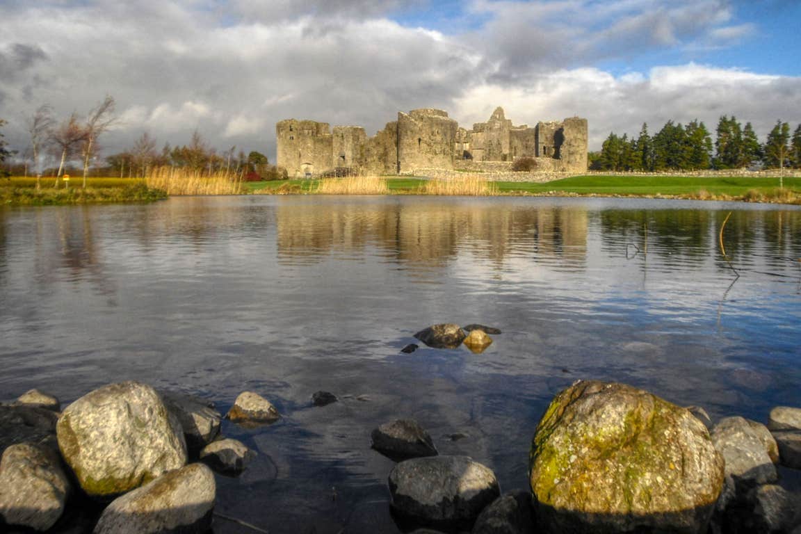 Image of castle ruins in Roscommon Town in County Roscommon