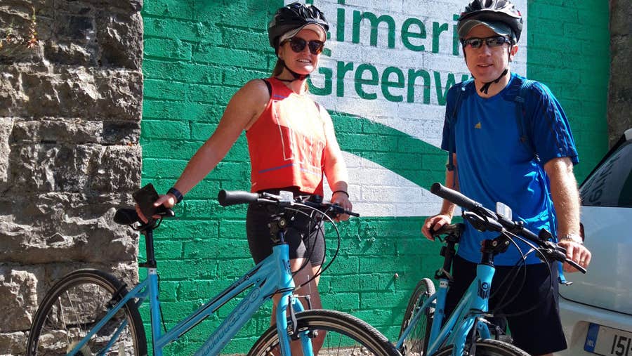 Cyclists at Pedal Pursuits Bike Hire County Limerick
