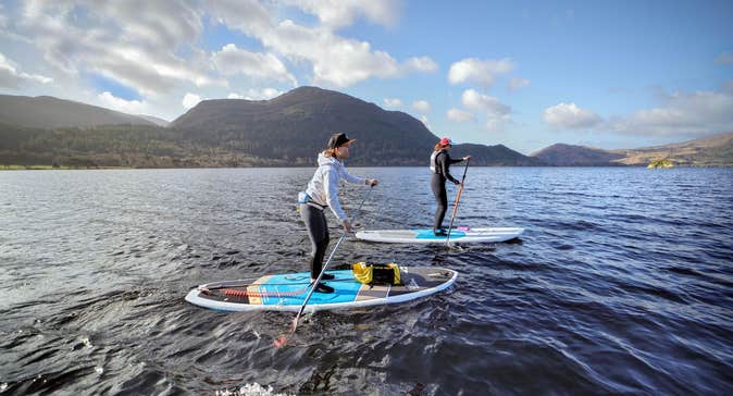 Stand up Paddle Boarding at Wander Wild Festival