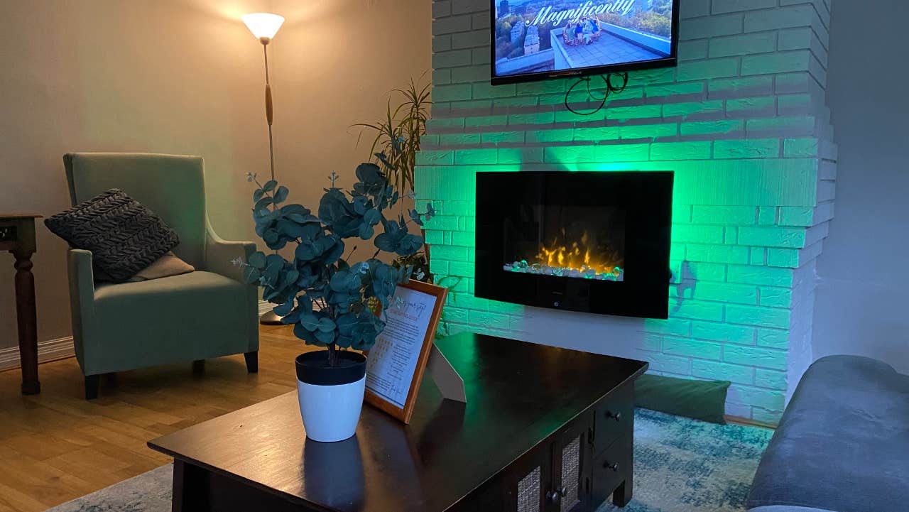 Living room with sofa