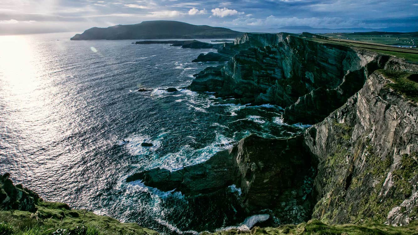 View of the Kerry Cliffs, County Kerry
