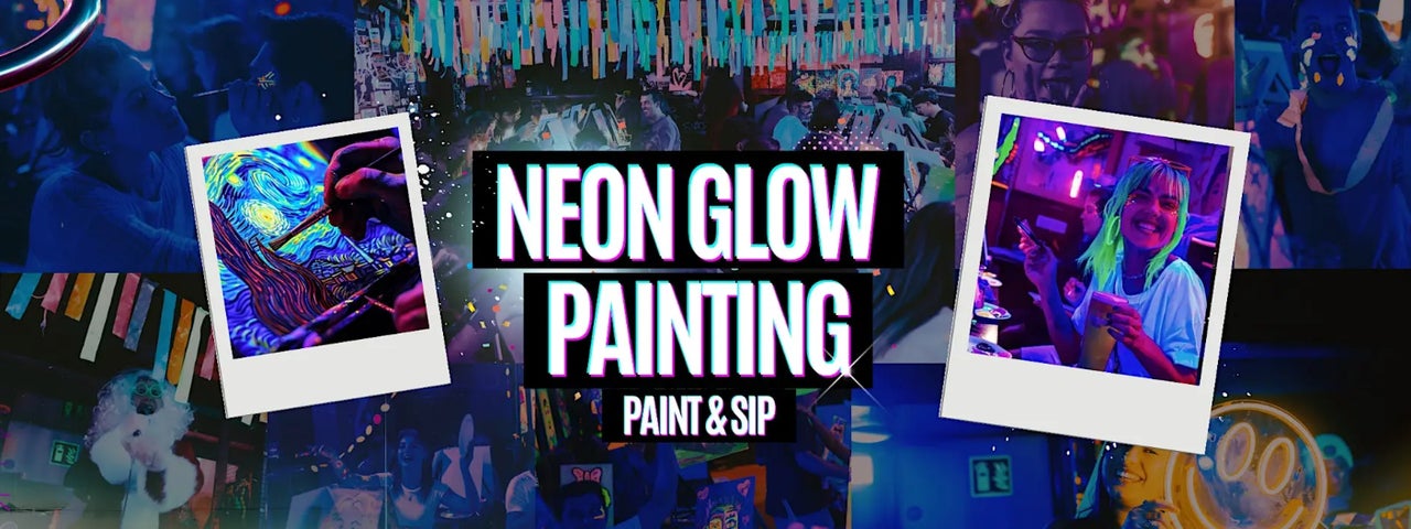 Neon Painting: Paint like Monet - Water Lilies