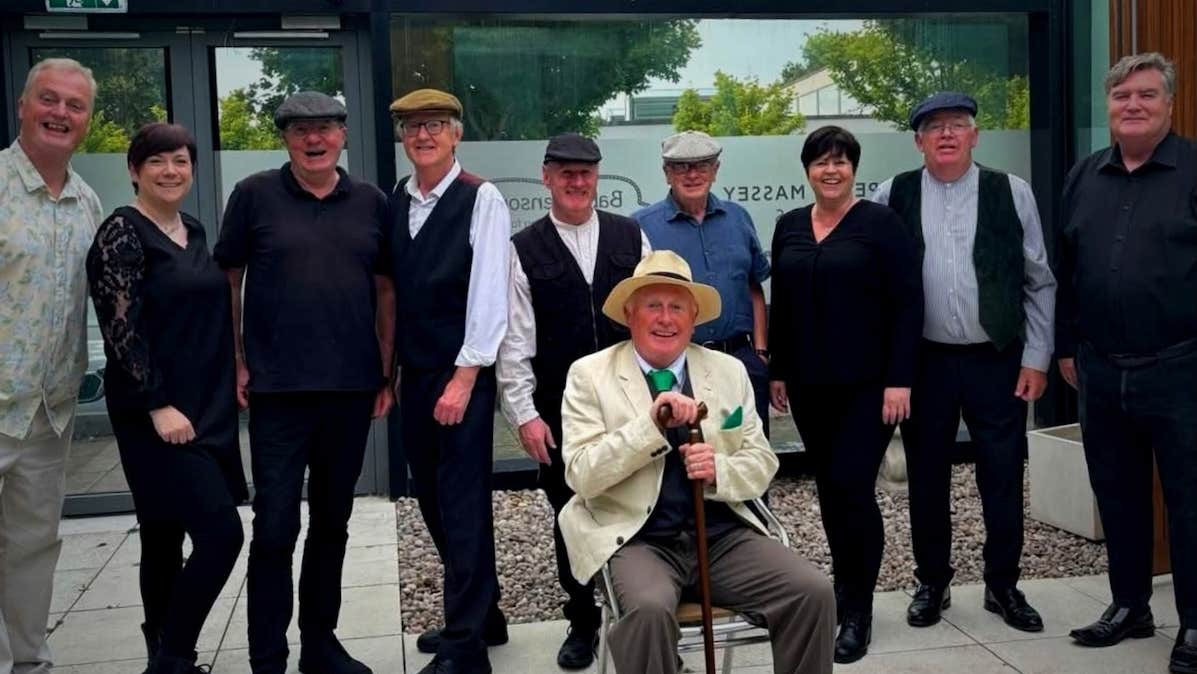 Group photo of Rathfarnham Toots and Flutes