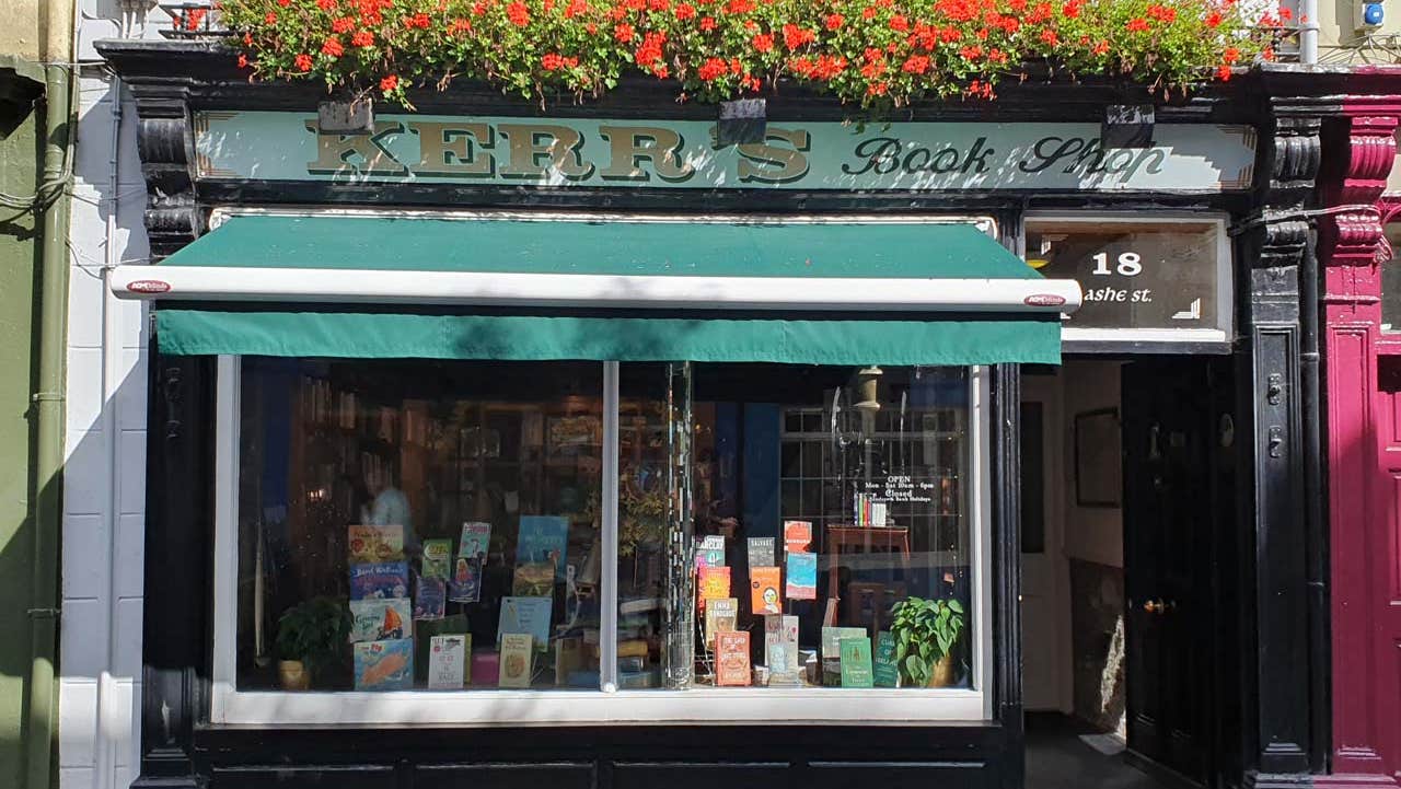 Front shop exterior of Kerr's Bookshop Clonakilty