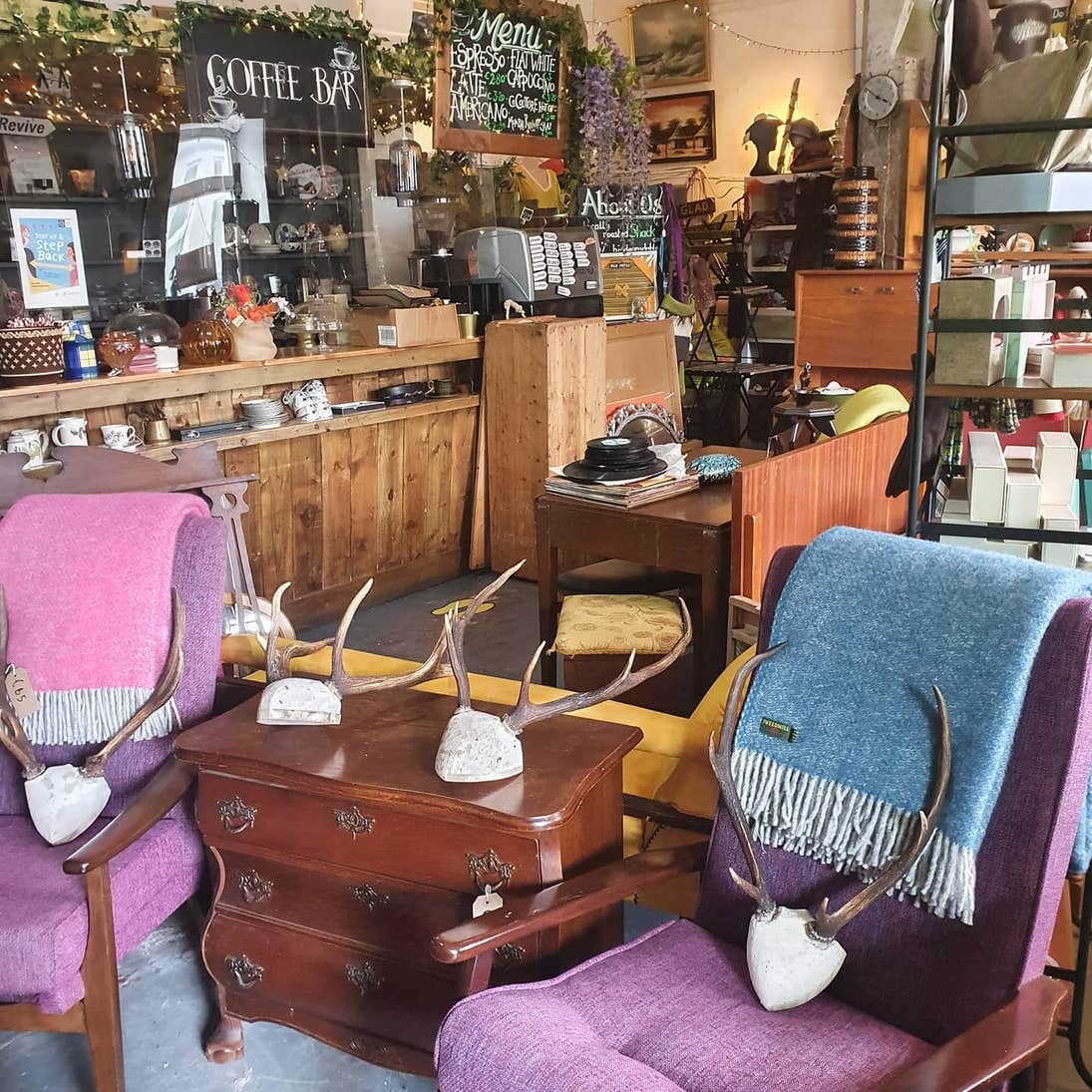 Furniture and accessories on display at Revive in Dunfanaghy in County Donegal.