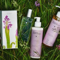 A selection of The Burren Perfumery organic range of skincare and soap products