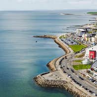 An aerial view of Galway Atlantaquaria