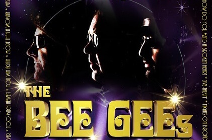 Nights on Broadway, The Bee Gees Story - picture of 3 mens faces wearing sunglasses all looking to the left