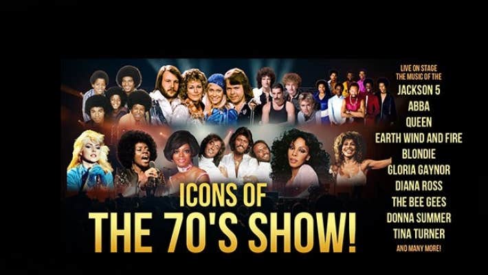 Icons of the 70's Show, high energy concert