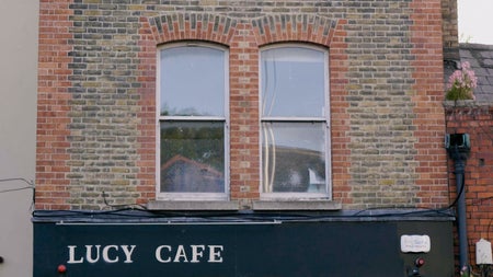 Picture outside the venue of Lucy's Cafe