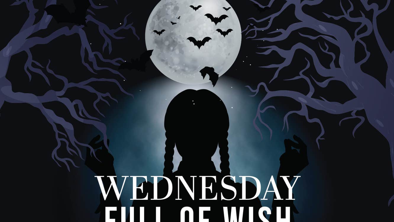 Powerscourt’s Wednesday Full of Wish Halloween fundraiser takes place on 29 Oct 2025. Dress in your best Wednesday or Halloween costume — all proceeds go to Make-A-Wish Foundation Ireland.