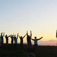 Sunrise yoga session with Your Wellbeing Warrior