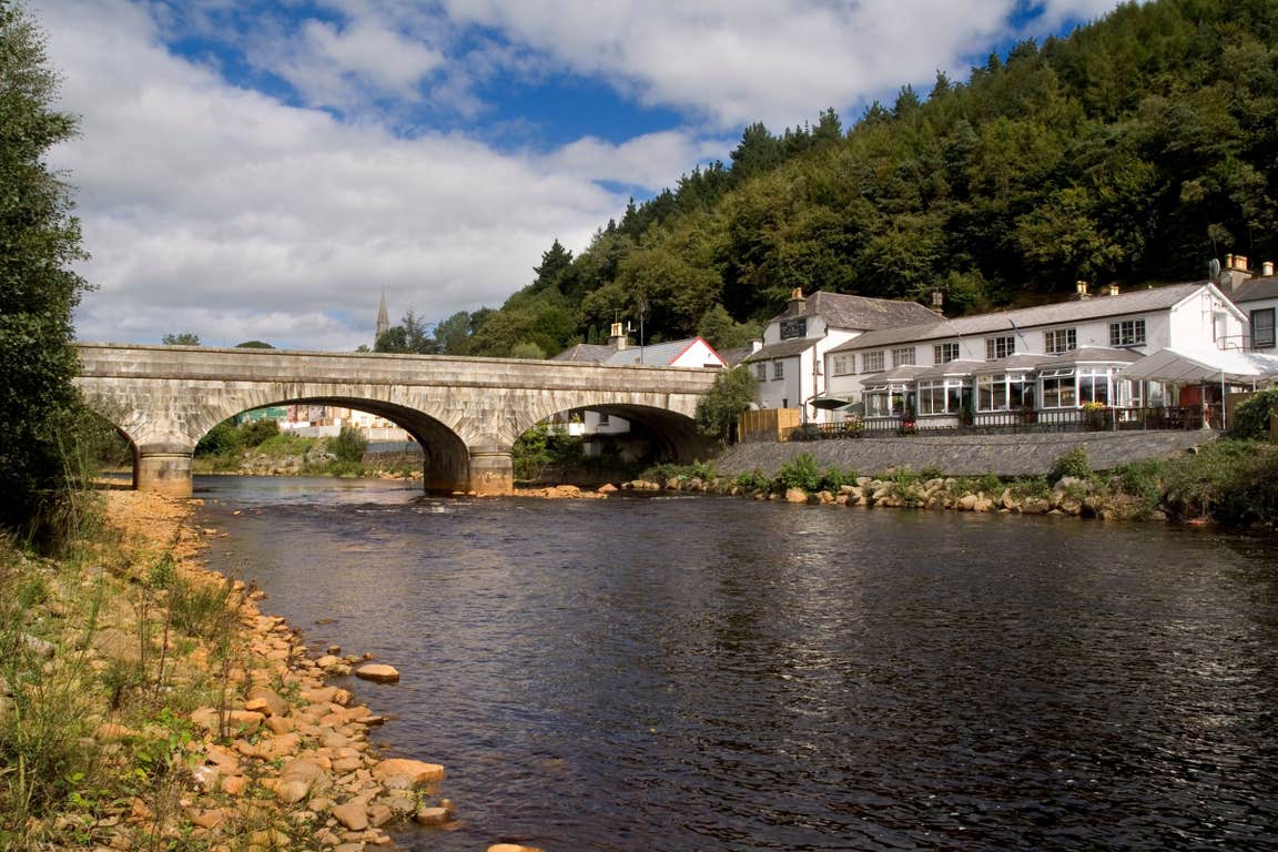 Image of a bridge in Avoca in County Wicklow