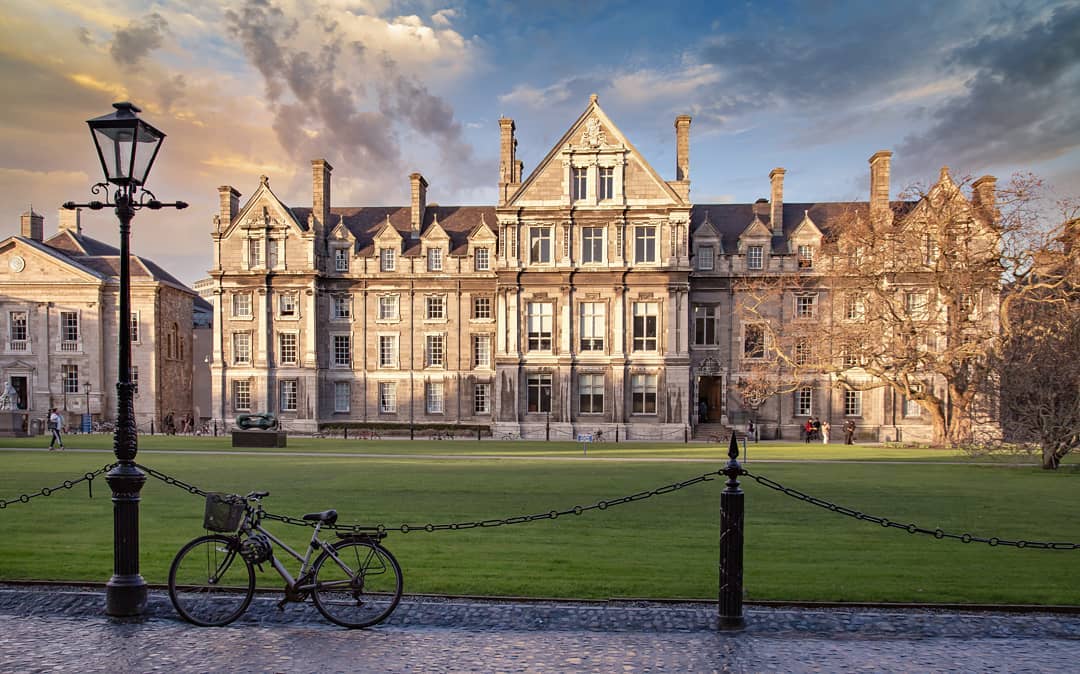 Take in the views of the Trinity College's green and Campanile right in the heart of the city. 