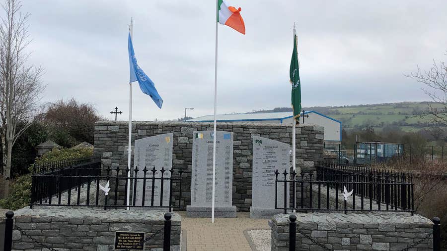 Memorial at INUVA Post 19 Letterkenny County Donegal