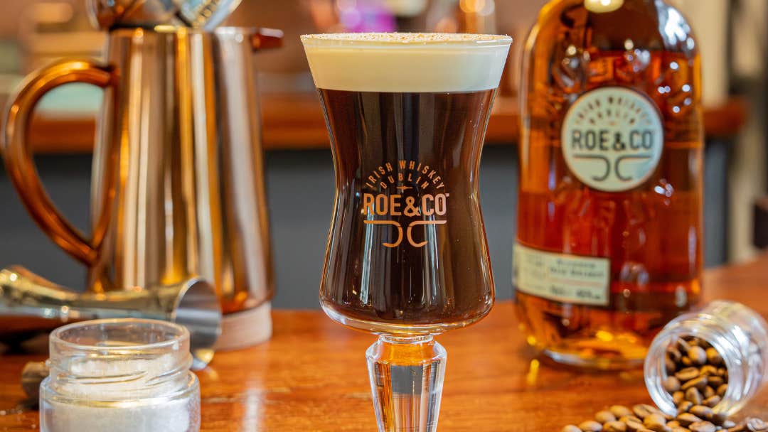 A Roe & Co signature Irish Coffee