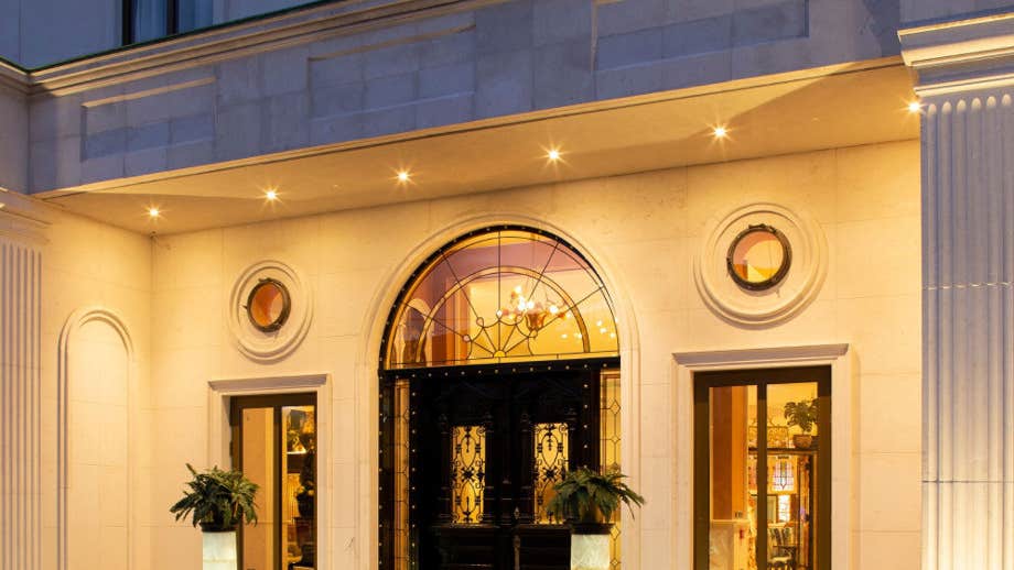 Front view of the hotel