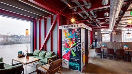 A view of BrewDog Outpost Dublin interior bar area