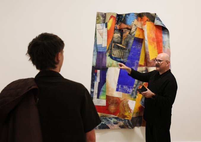 Tour of Sam Gilliam exhibition