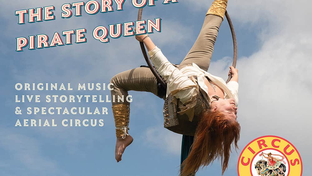 Aerial hoop act flies high