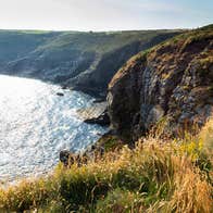 View of the cliffs at Ardmore, County Waterford