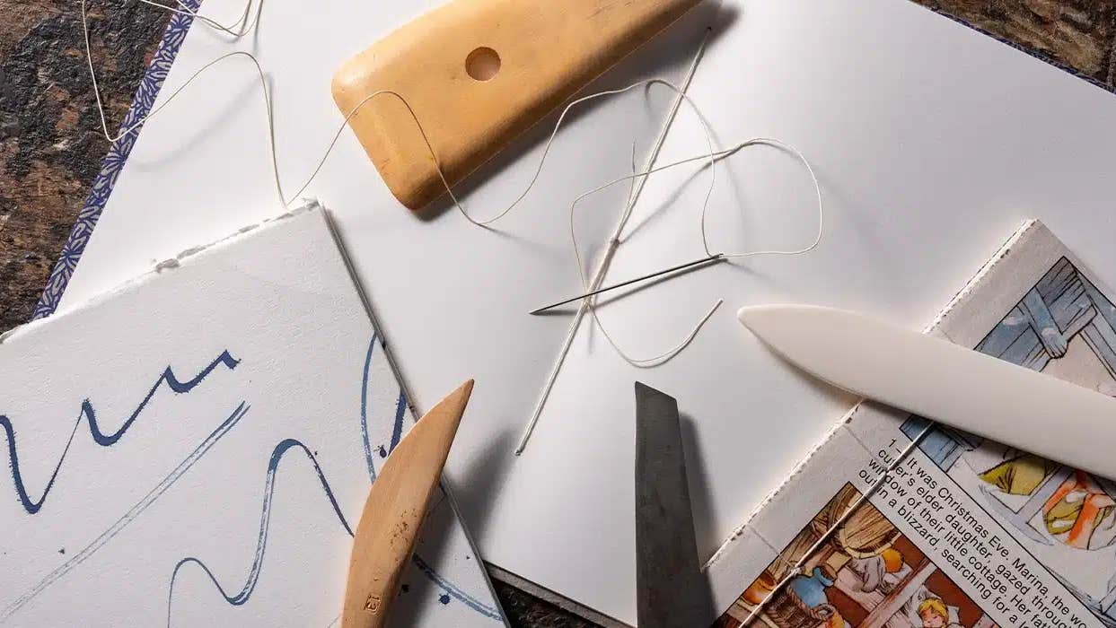 Bookbinding (Buttonhole Stitch) with Caroline Byrne
