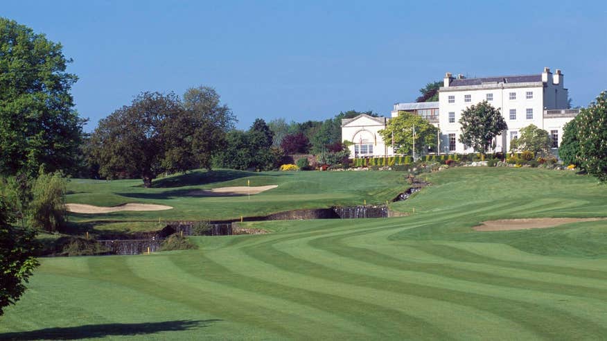 Druids Glen Resort Spa in front of a golf course in Wicklow