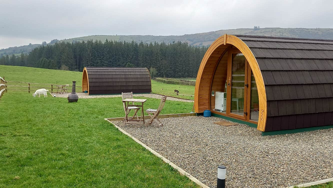 Outside view of both the pods