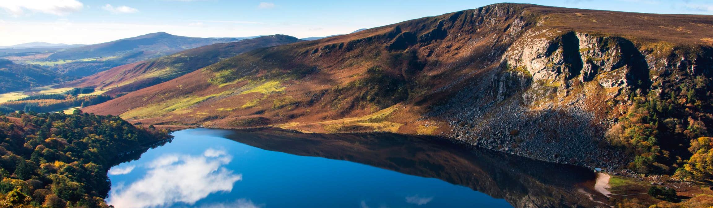 Image of Lough Tay in County Wicklow