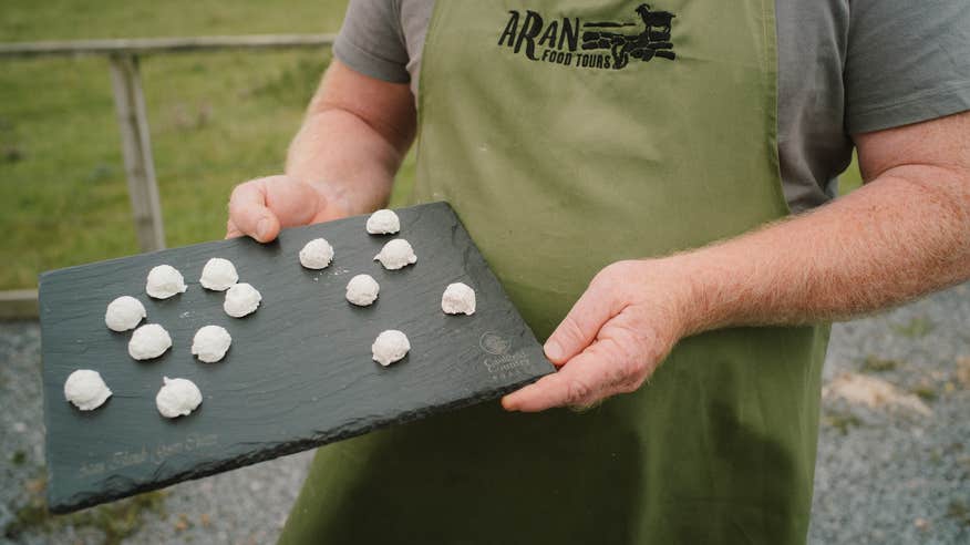 Goat's cheese from Aran Islands Goat’s Cheese in Connemara