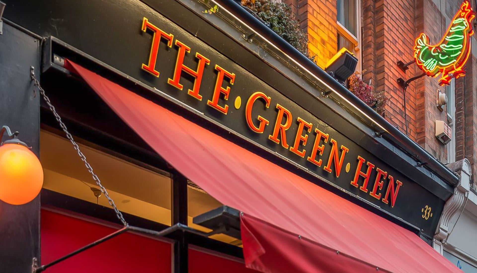 View of front exterior of The Green Hen